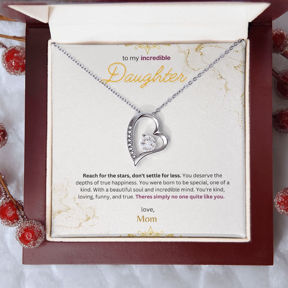 Forever Love Necklace (White & Yellow Gold Variants)