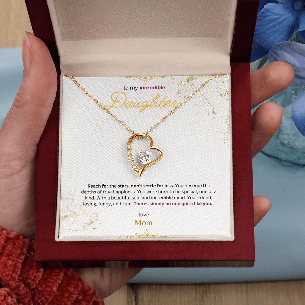 Forever Love Necklace (White & Yellow Gold Variants)
