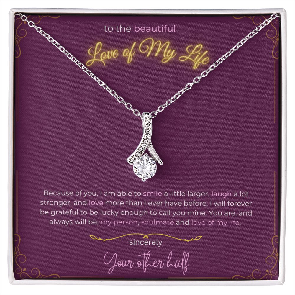 Timeless Drop Necklace (White & Yellow Gold Variants)