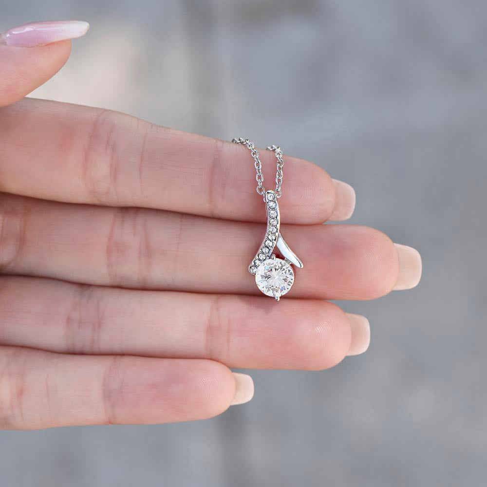 Timeless Drop Necklace (White & Yellow Gold Variants)
