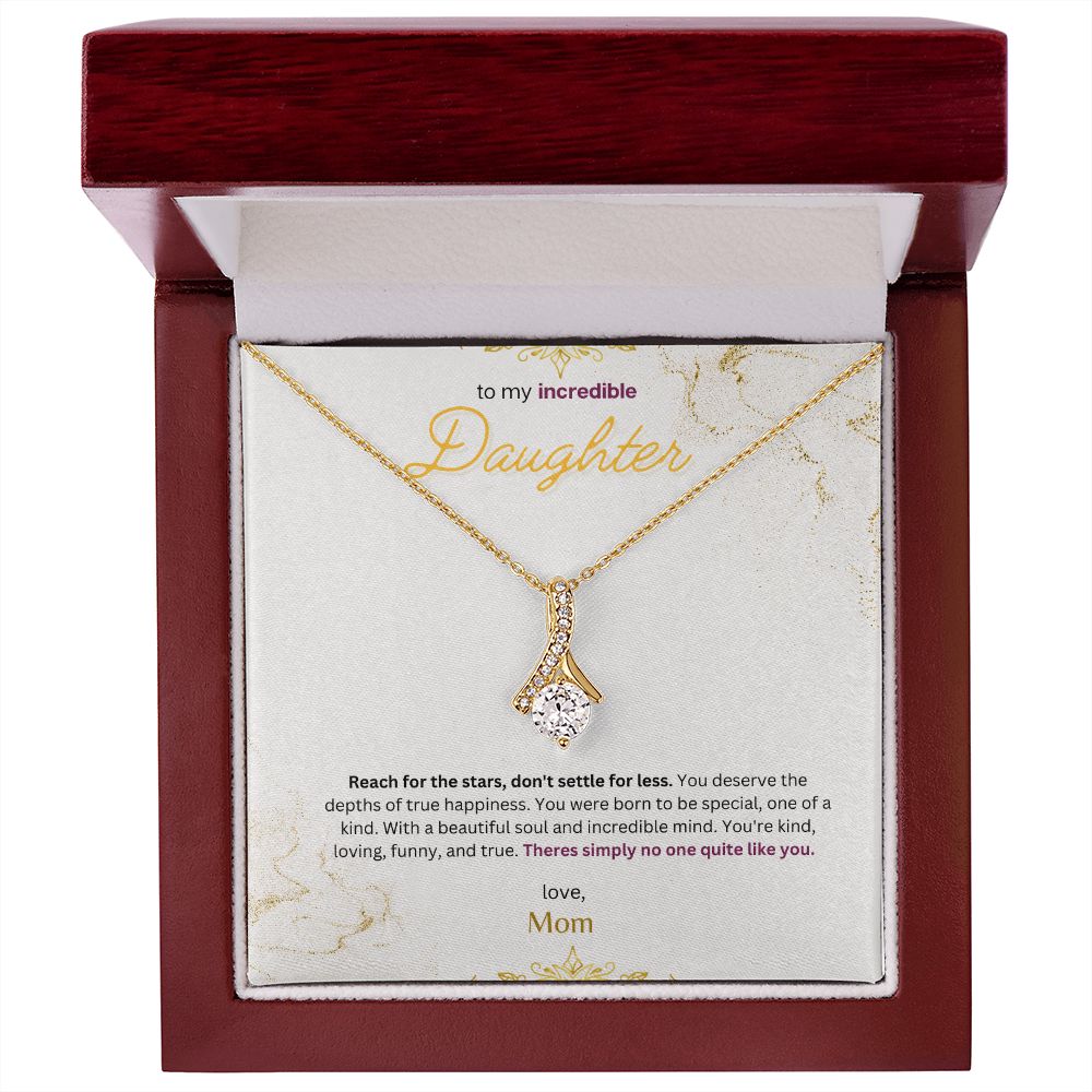 Timeless Drop necklace (White & Yellow gold Variants)