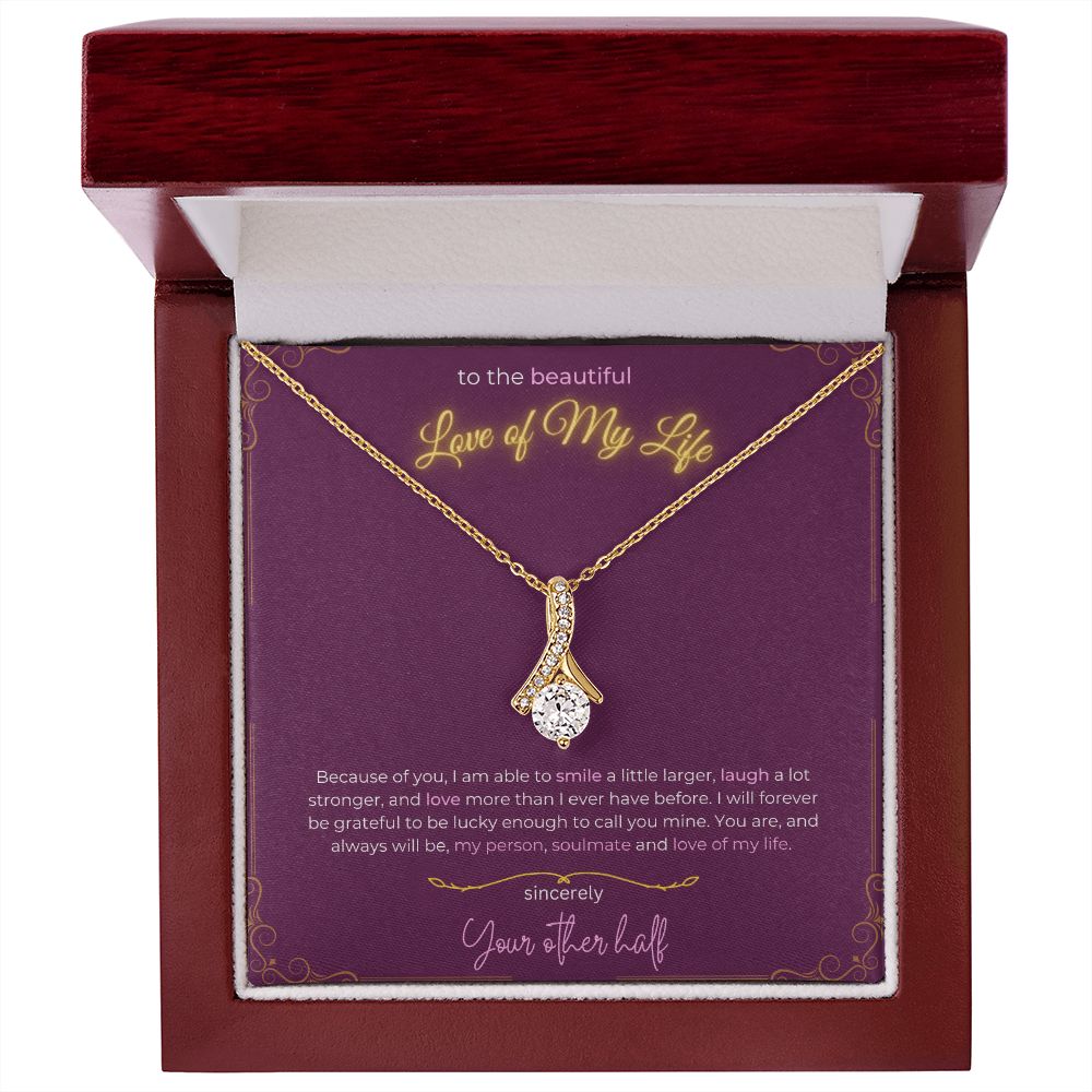 Timeless Drop Necklace (White & Yellow Gold Variants)