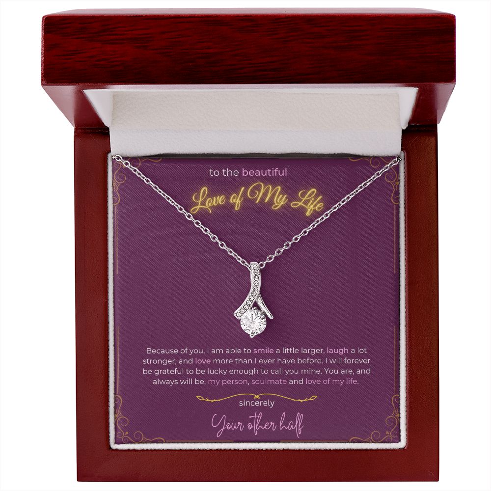 Timeless Drop Necklace (White & Yellow Gold Variants)