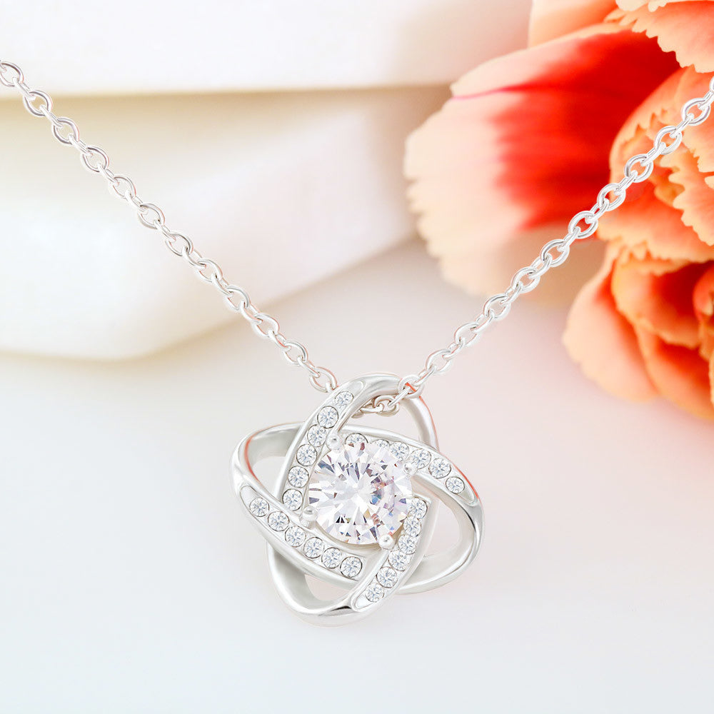Love Knot Necklace (White & Gold Variants)