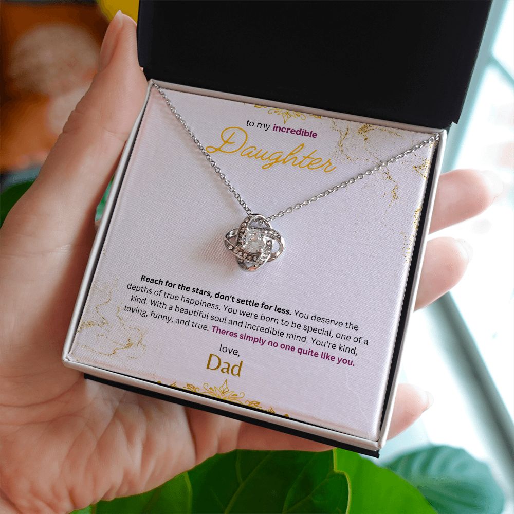 Love Knot Necklace (White & Gold Variants)