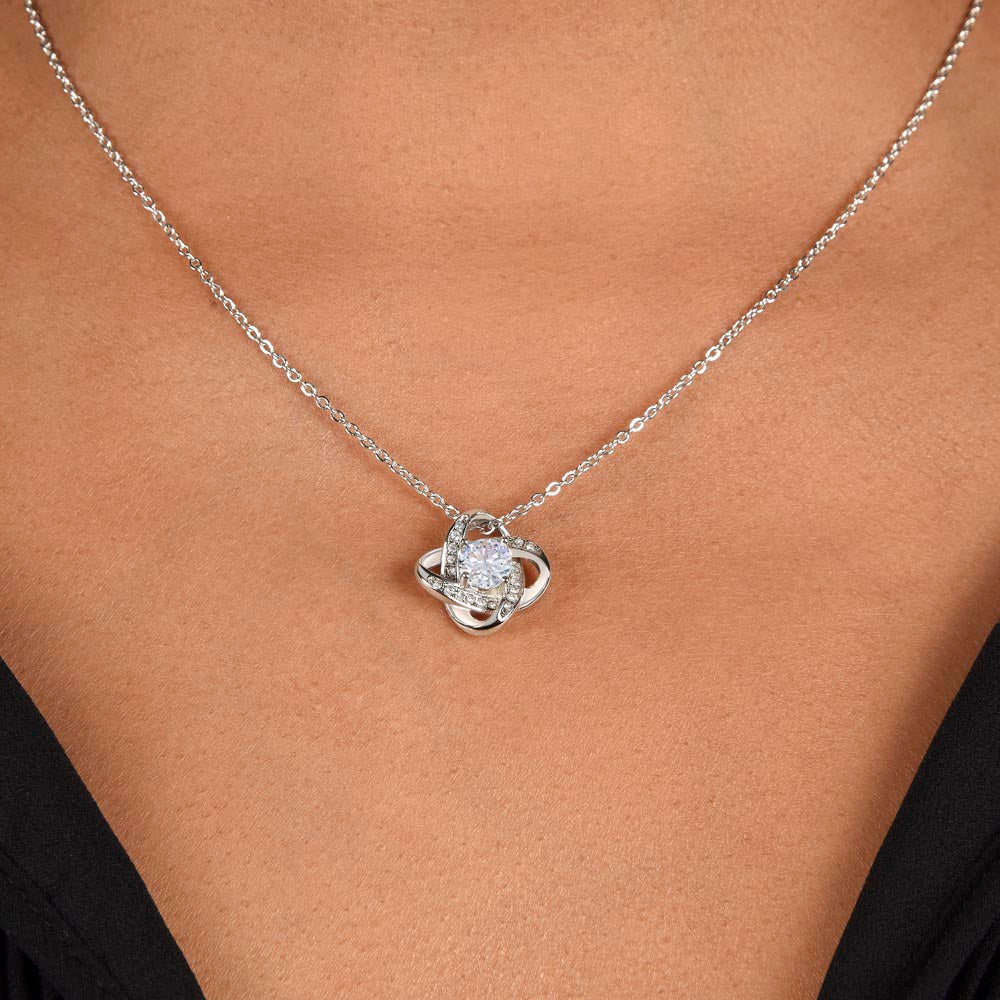 Love Knot Necklace (White & Gold Variants)