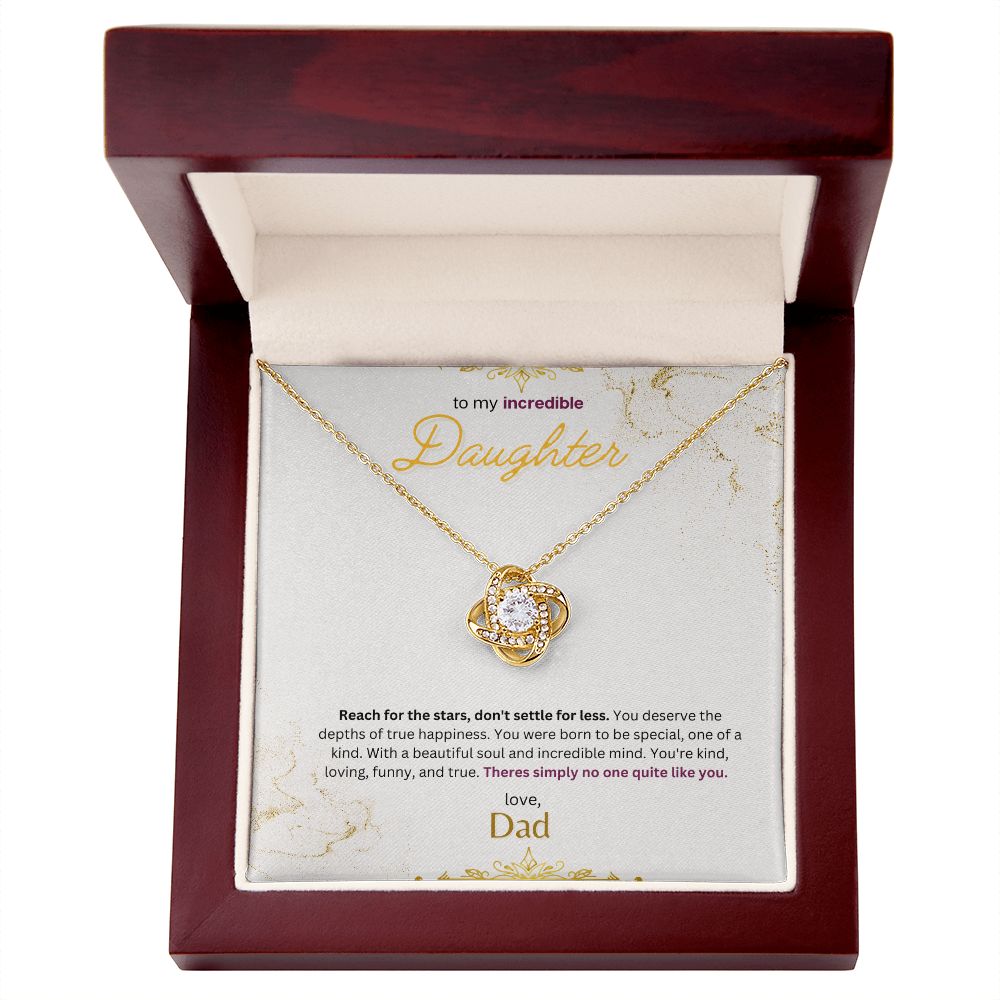 Love Knot Necklace (White & Gold Variants)