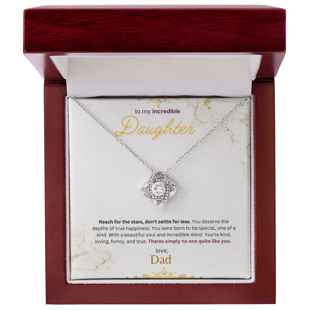Love Knot Necklace (White & Gold Variants)