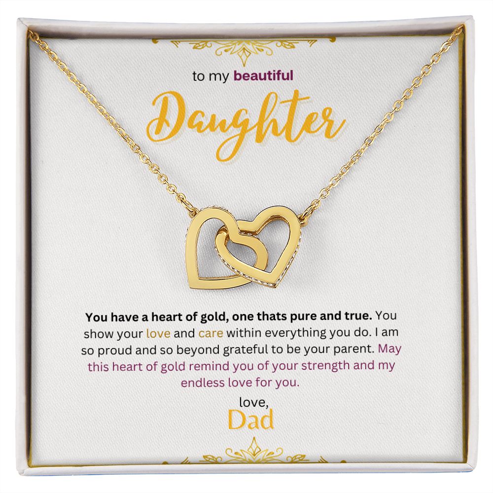 Interlocking Hearts Necklace (Gold Variants)
