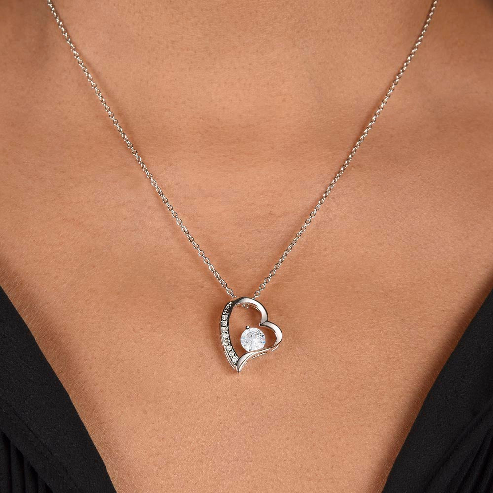 Forever Love Necklace (White & Yellow Gold Variants)