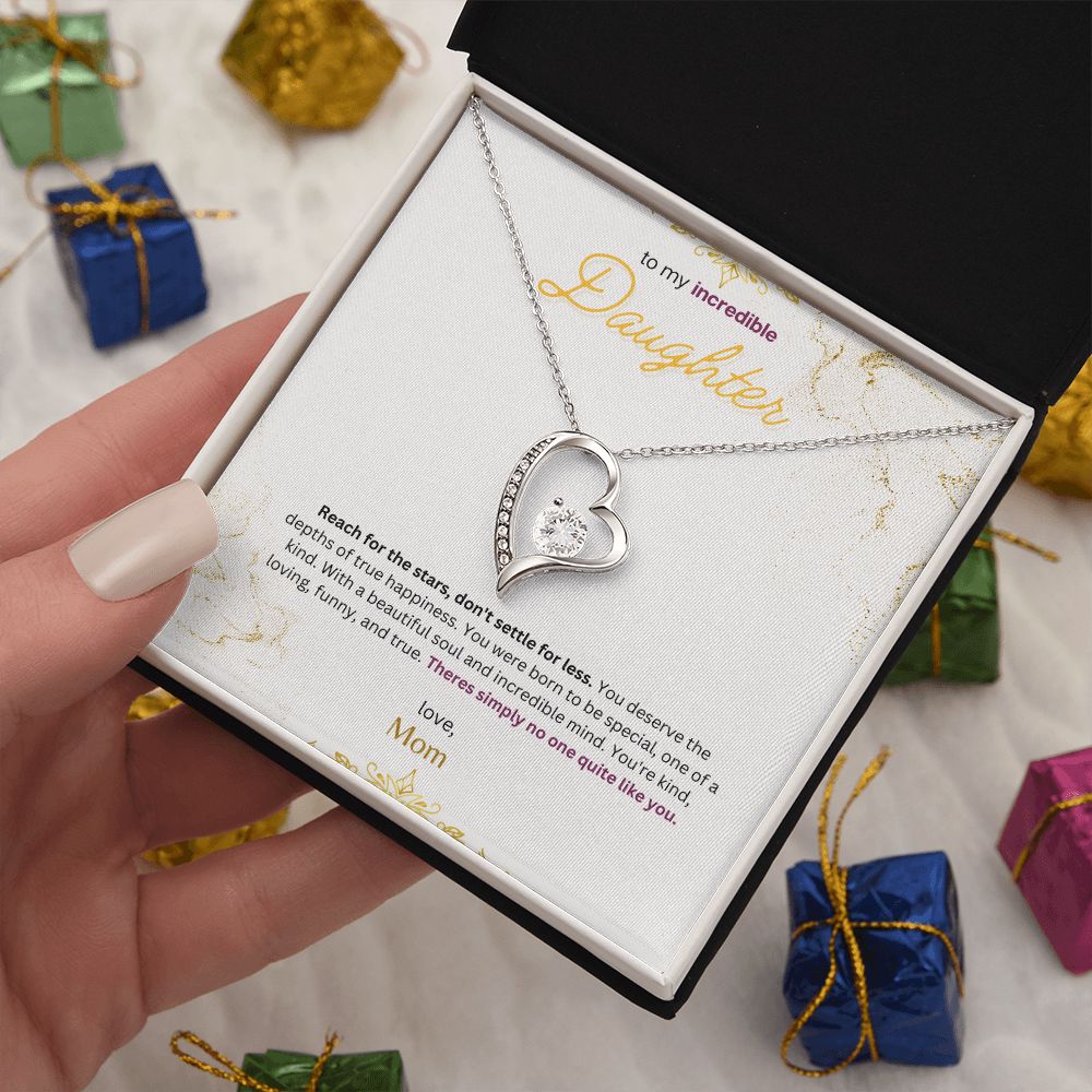 Forever Love Necklace (White & Yellow Gold Variants)
