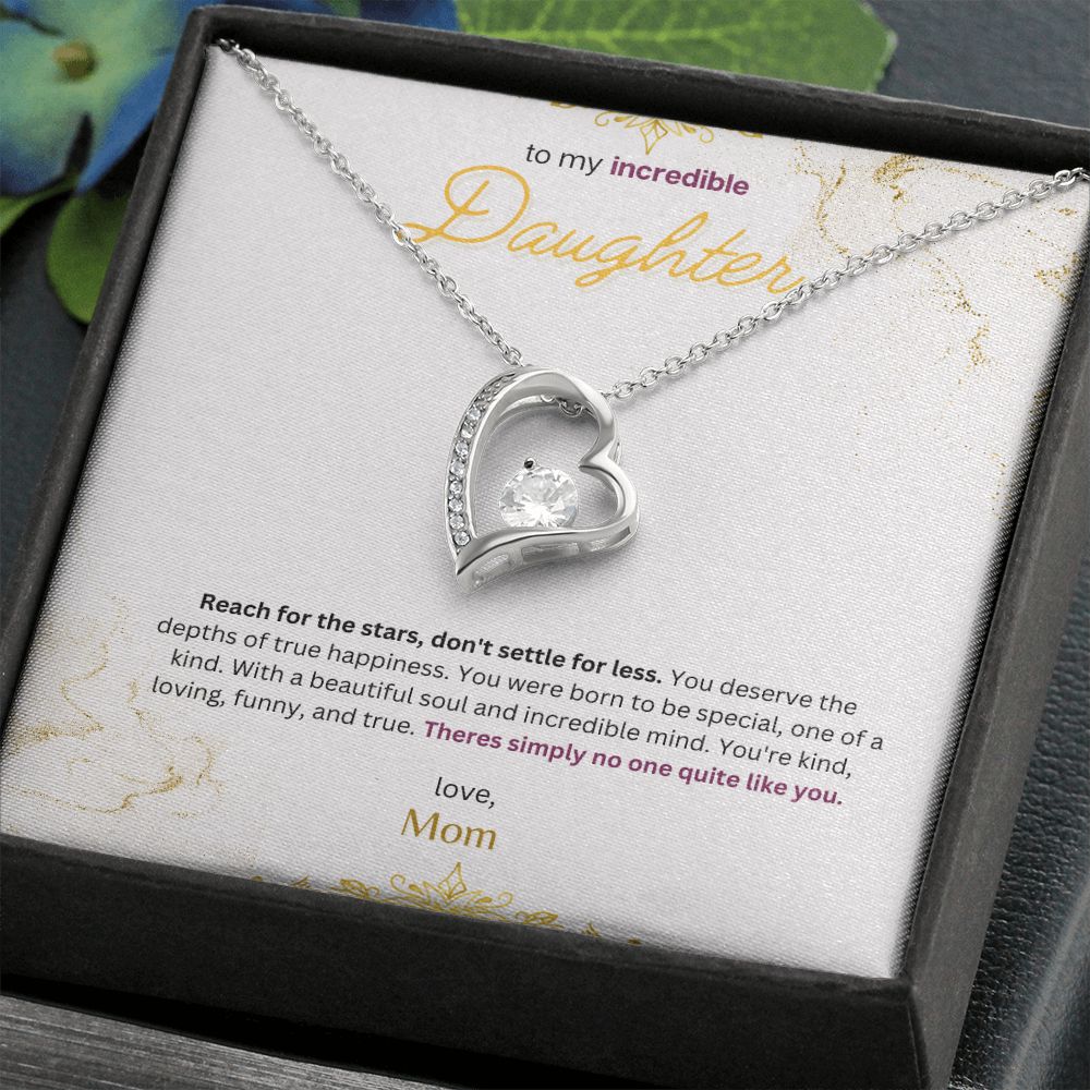 Forever Love Necklace (White & Yellow Gold Variants)
