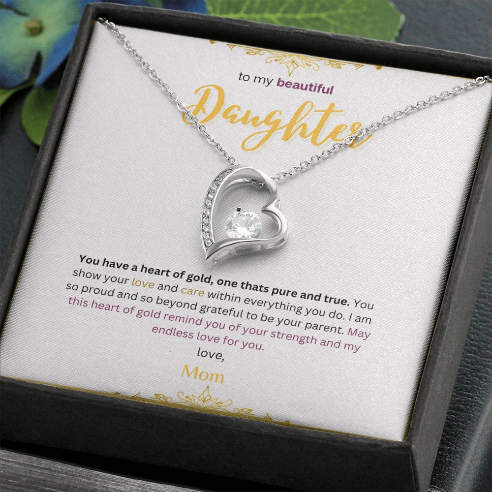 Forever Love Necklace (White & Yellow Gold Variants)