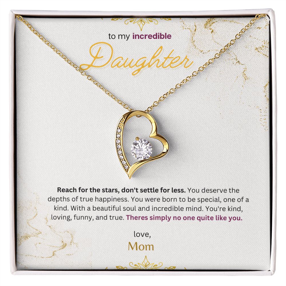 Forever Love Necklace (White & Yellow Gold Variants)