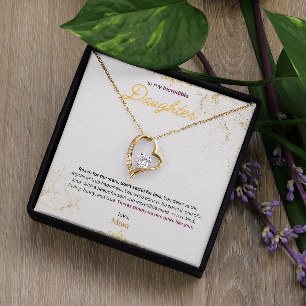 Forever Love Necklace (White & Yellow Gold Variants)