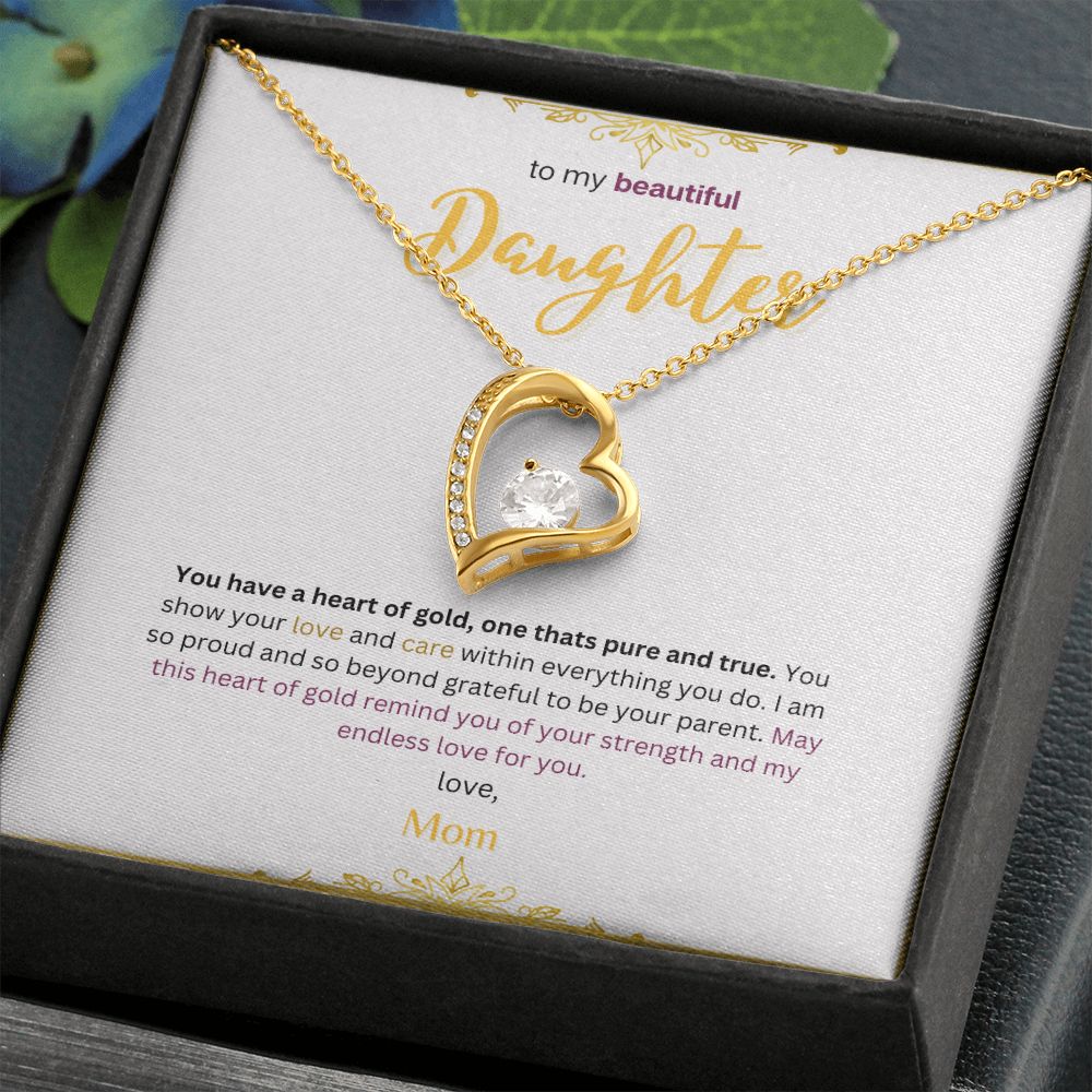 Forever Love Necklace (White & Yellow Gold Variants)