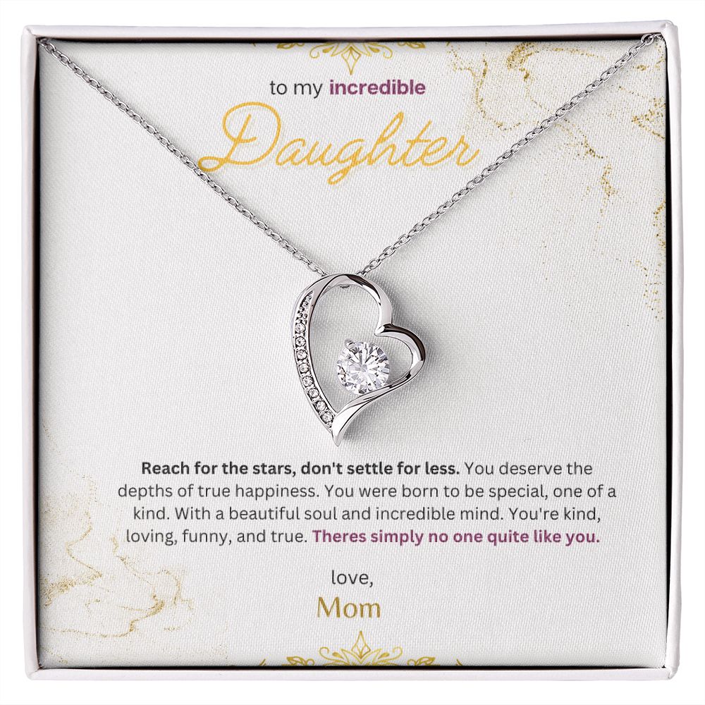 Forever Love Necklace (White & Yellow Gold Variants)