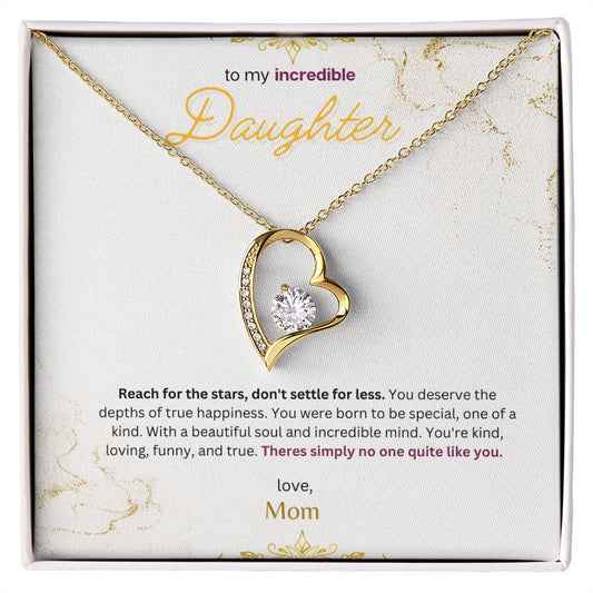 Forever Love Necklace (White & Yellow Gold Variants)